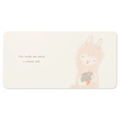 Hallmark MopTops Llama Stuffed Animal With You Make Me Smile Board Book -Elegant Home Decor Deals Store MopTops Plush Llama Stuffed Animal Board Book 1KID1534 06