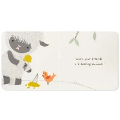 Hallmark MopTops Highland Sheep Stuffed Animal With You Are Kind Board Book -Elegant Home Decor Deals Store MopTops Plush Sheep Stuffed Animal Board Book 1KID1535 06