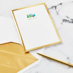 Hallmark Love Sharing Life's Adventure With You 3D Pop-Up Love Card -Elegant Home Decor Deals Store Mountains and Trees 3D PopUp Love Card 1299LAD2890 05