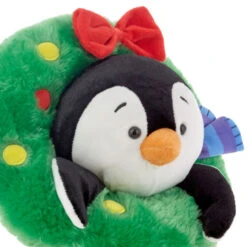 Hallmark Playful Penguins All Decked Out Musical Plush Penguin With Light And Motion -Elegant Home Decor Deals Store Musical Playful Penguins Plush With Light Motion 1KCX1100 04