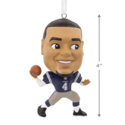 NFL Dallas Cowboys Dak Prescott Bouncing Buddy Hallmark Ornament -Elegant Home Decor Deals Store NFL Dallas Cowboys Dak Prescott Bouncing Buddy Christmas Ornament 1OSL1563 03