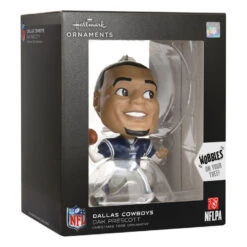 NFL Dallas Cowboys Dak Prescott Bouncing Buddy Hallmark Ornament -Elegant Home Decor Deals Store NFL Dallas Cowboys Dak Prescott Bouncing Buddy Christmas Ornament 1OSL1563 04