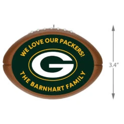 Hallmark NFL Football Green Bay Packers Text Personalized Ornament 9 Hallmark NFL Football Green Bay Packers Text Personalized Ornament -Elegant Home Decor Deals Store NFL Football Green Bay Packers Text Personalized Ornament 2499QHE1985B1 03