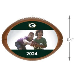 Hallmark NFL Football Green Bay Packers Text And Photo Personalized Ornament -Elegant Home Decor Deals Store NFL Football Green Bay Packers Text and Photo Personalized Ornament 2499QHE1985B10 03