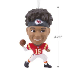 NFL Kansas City Chiefs Patrick Mahomes II Bouncing Buddy Hallmark Ornament -Elegant Home Decor Deals Store NFL Kansas City Chiefs Patrick Mahomes II Bouncing Buddy Christmas Ornament 1OSL1562 03