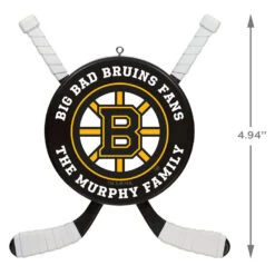 NHL Hockey Personalized Ornament, Boston Bruins® -Elegant Home Decor Deals Store NHLHockey Personalized Ornament Boston Bruins 2499QHE1925B13 03