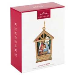 Hallmark A Child Is Born Nativity Papercraft Ornament 9 Hallmark A Child Is Born Nativity Papercraft Ornament -Elegant Home Decor Deals Store Nativity Scene Wood and Paper Keepsake Ornament 1999QGO2759 04