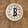 Natural Life Initial Trinket Dish, B
