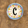 Natural Life Initial Trinket Dish, C