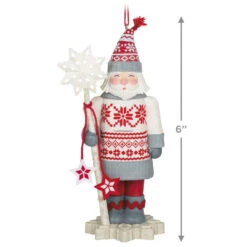 Hallmark Noble Nutcrackers Snowfall Prince Ornament 8 Hallmark Noble Nutcrackers Snowfall Prince Ornament -Elegant Home Decor Deals Store Nutcracker in Sweater Keepsake Ornament 2499QXR8147 03