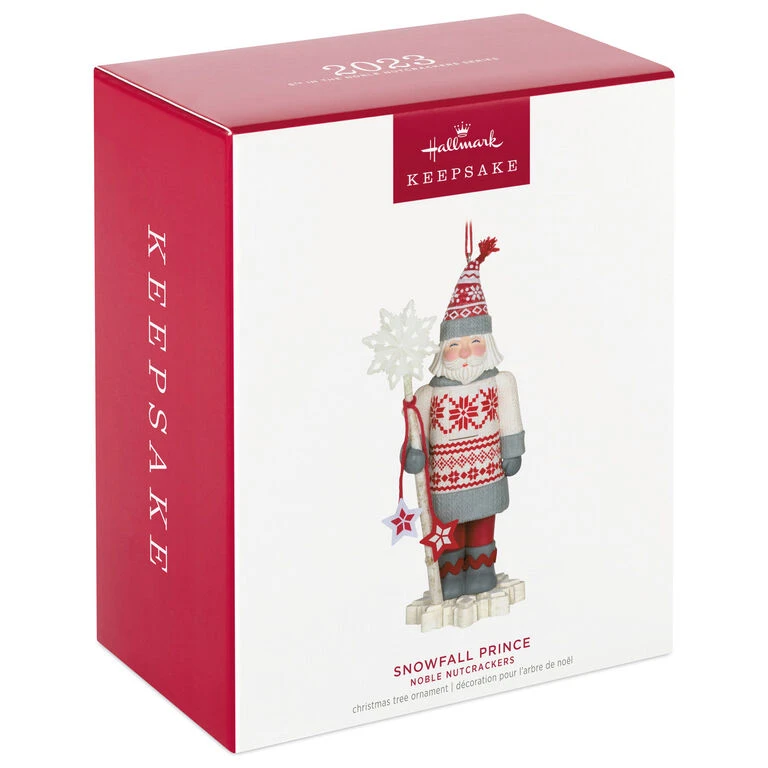 Hallmark Noble Nutcrackers Snowfall Prince Ornament 4 Hallmark Noble Nutcrackers Snowfall Prince Ornament - Image 4