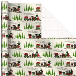 Hallmark Old-Fashioned Christmas 3-Pack Wrapping Paper, 120 Sq. Ft. -Elegant Home Decor Deals Store OldFashioned Christmas 3Pack Wrapping Paper 5JXW1077 07