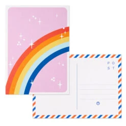 Hallmark Keep It Sunny Postcards, Book Of 10 13 Hallmark Keep It Sunny Postcards, Book Of 10 -Elegant Home Decor Deals Store Orange and Blue Keep It Sunny Postcards 1SOM3857 04