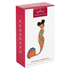 Hallmark Mythical Mermaids Ornament -Elegant Home Decor Deals Store Orange and Blue Mermaid Keepsake Ornament 1799QXR8257 04