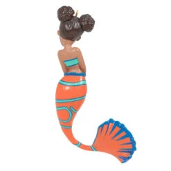 Hallmark Mythical Mermaids Ornament -Elegant Home Decor Deals Store Orange and Blue Mermaid Keepsake Ornament 1799QXR8257 06