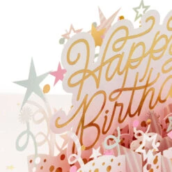Hallmark Here's To A Happy Year Ahead 3D Pop-Up Birthday Card 13 Hallmark Here's To A Happy Year Ahead 3D Pop-Up Birthday Card -Elegant Home Decor Deals Store Party Decorations 3D PopUp Birthday Card 1299LAD2899 04