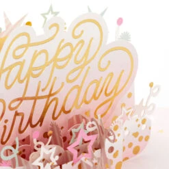 Hallmark Here's To A Happy Year Ahead 3D Pop-Up Birthday Card 14 Hallmark Here's To A Happy Year Ahead 3D Pop-Up Birthday Card -Elegant Home Decor Deals Store Party Decorations 3D PopUp Birthday Card 1299LAD2899 05
