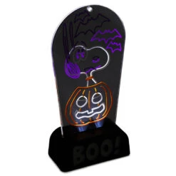 Hallmark Peanuts® Snoopy Boo! Light-Up Sign -Elegant Home Decor Deals Store Peanuts Snoopy Boo LightUp Sign 1HGN1517 03