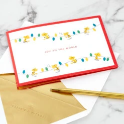 Hallmark Peanuts® Snoopy Joy To The World 3D Pop-Up Christmas Card -Elegant Home Decor Deals Store Peanuts Snoopy and Woodstock 3D PopUp Christmas Card 1499IXC8994 06