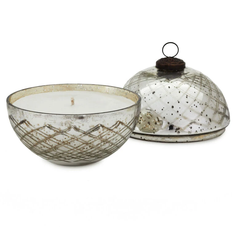 Hallmark Fresh-Cut Pine Mercury Glass Ball Ornament Candle 2 Hallmark Fresh-Cut Pine Mercury Glass Ball Ornament Candle - Image 2