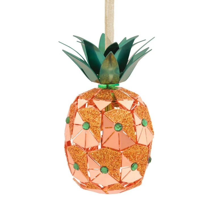 Pineapple Premium Metal Hallmark Ornament 1 Pineapple Premium Metal Hallmark Ornament