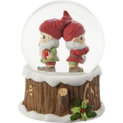 Precious Moments Gnaughty Or Gnice Gnomes Musical Snow Globe, 5.5" -Elegant Home Decor Deals Store Precious Moments Gnomes Musical Snow Globe 211107 03