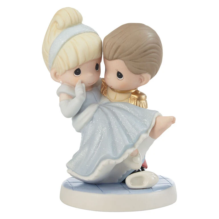 Precious Moments Disney Prince Charming And Cinderella Figurine, 5.51" 1 Precious Moments Disney Prince Charming And Cinderella Figurine, 5.51"