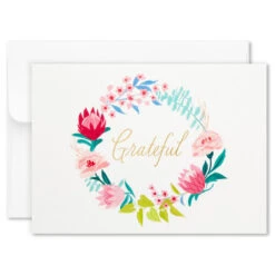 Hallmark Pretty Floral Assorted Blank Thank-You Notes, Box Of 24 -Elegant Home Decor Deals Store Pretty Floral Assorted Blank ThankYou Notes in Box 1499TYN2424 05