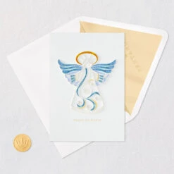 Hallmark Peace On Earth Angel Quilled Paper Handmade Christmas Card 12 Hallmark Peace On Earth Angel Quilled Paper Handmade Christmas Card -Elegant Home Decor Deals Store Quilled Paper Peace Angel Handmade Christmas Card 1299IXC7334 05