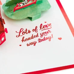 Hallmark Special Delivery 3D Pop-Up Valentine's Day Card -Elegant Home Decor Deals Store Red Truck With Flowers 3D PopUp Valentines Day Card 1299IAV6066 05