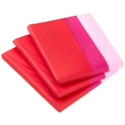 Hallmark Red/Fuchsia/Pink 3-Pack Bulk Tissue Paper, 120 Sheets