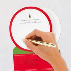 Hallmark Santa's Sleigh Snow Globe Musical 3D Pop-Up Christmas Card With Motion -Elegant Home Decor Deals Store Santa Sleigh Snowglobe 3D PopUp Music Motion Christmas Card 1299XOD9985 07