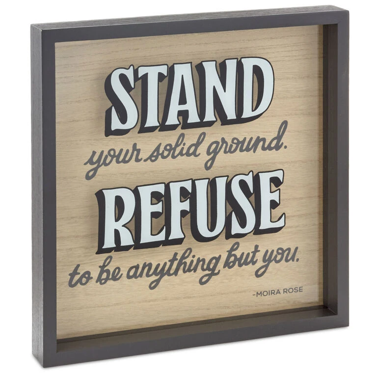Hallmark Schitt's Creek® Moira Rose Quote Wood Sign, 11.75x11.75 1 Hallmark Schitt's Creek® Moira Rose Quote Wood Sign, 11.75x11.75