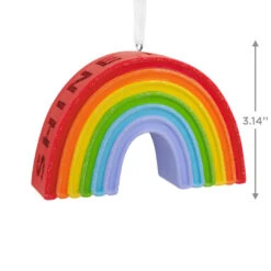 Signature Rainbow Hallmark Ornament -Elegant Home Decor Deals Store Signature Rainbow Christmas Ornament 1HDL2177 03