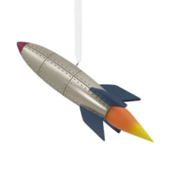 Signature Rocket Ship Hallmark Ornament -Elegant Home Decor Deals Store Signature Rocket Ship Christmas Ornament 1HDL2176 06