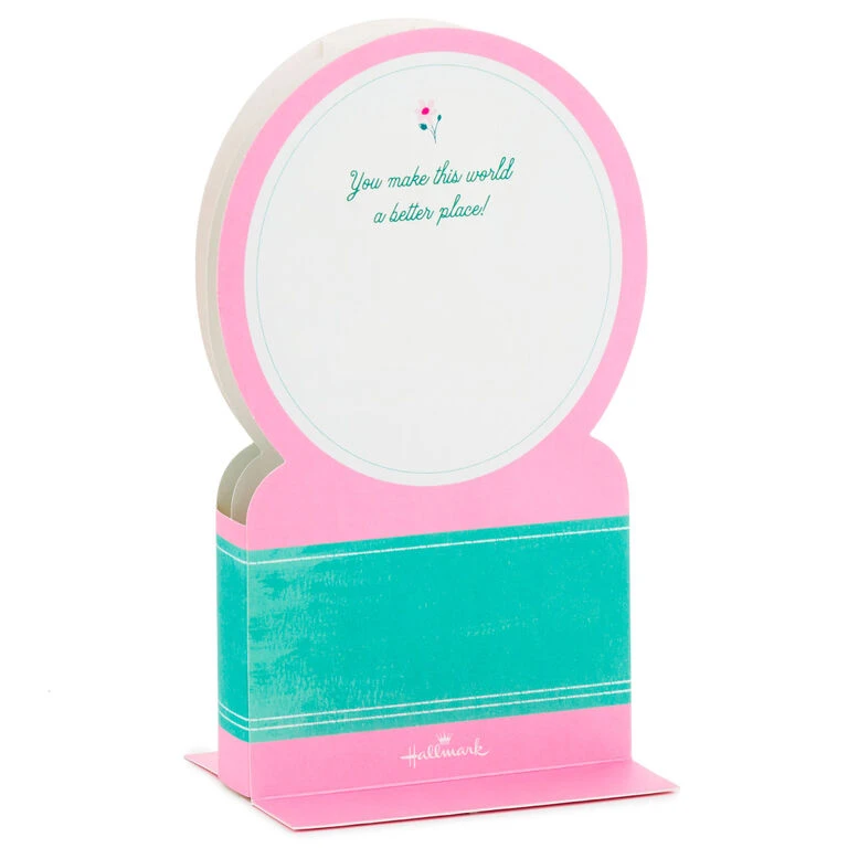 Hallmark Peanuts® Snoopy Snow Globe 3D Pop-Up Mother's Day Card With Motion 3 Hallmark Peanuts® Snoopy Snow Globe 3D Pop-Up Mother's Day Card With Motion - Image 3