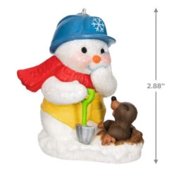 Hallmark Snow Buddies 2023 Ornament -Elegant Home Decor Deals Store Snowman and Gopher Keepsake Ornament 1799QXR8037 03