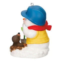 Hallmark Snow Buddies 2023 Ornament -Elegant Home Decor Deals Store Snowman and Gopher Keepsake Ornament 1799QXR8037 06