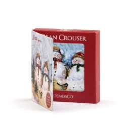 Snowmen Couple Magnet Ornament And Matching Card -Elegant Home Decor Deals Store Snowmen Magnet Ornament With Card 2020230470 03