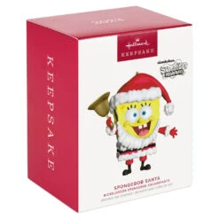 Hallmark Nickelodeon SpongeBob SquarePants Santa Ornament 9 Hallmark Nickelodeon SpongeBob SquarePants Santa Ornament -Elegant Home Decor Deals Store SpongeBob Santa Keepsake Ornament 1899QXI7367 04