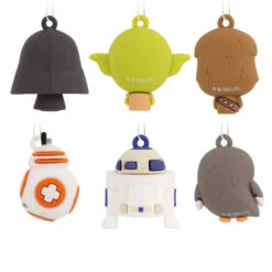 Mini Star Wars™ Shatterproof Hallmark Ornaments, Set Of 6 -Elegant Home Decor Deals Store Star Wars Characters Miniature Christmas Ornaments Set of 6 2HCM6129 06