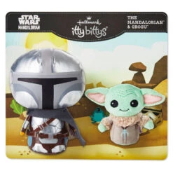 Hallmark Itty Bittys® Star Wars™ The Mandalorian™ And Grogu™ Plush, Set Of 2 -Elegant Home Decor Deals Store Star Wars Mandalorian and Grogu Plush itty bittys 2Pack 1KDD2106 03