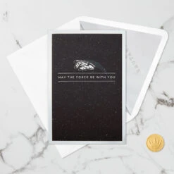 Hallmark Star Wars™ Millennium Falcon™ 3D Pop-Up Card -Elegant Home Decor Deals Store Star Wars Millennium Falcon 3D PopUp Card 1499LAD2726 04