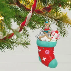 Hallmark Stocking Stuffers Surprise Mystery 2023 Exclusive Ornament 10 Hallmark Stocking Stuffers Surprise Mystery 2023 Exclusive Ornament -Elegant Home Decor Deals Store Stocking With Mouse and Star Cookie Keepsake Ornament 1999QXC5619 03