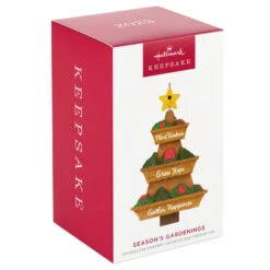 Hallmark Season's Gardenings Ornament -Elegant Home Decor Deals Store TreeShaped Gardening Planter Keepsake Ornament 1899QGO2947 04