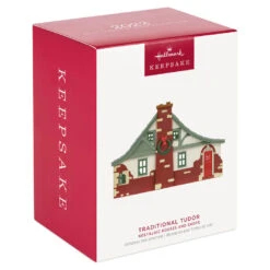 Hallmark Nostalgic Houses And Shops Traditional Tudor 2023 Ornament -Elegant Home Decor Deals Store Tudor House Keepsake Ornament 2399QXR8129 04