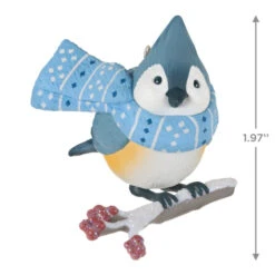 Hallmark Cozy Critters Ornament -Elegant Home Decor Deals Store Tufted Timouse in Scarf Keepsake Ornament 1499QXR8019 03
