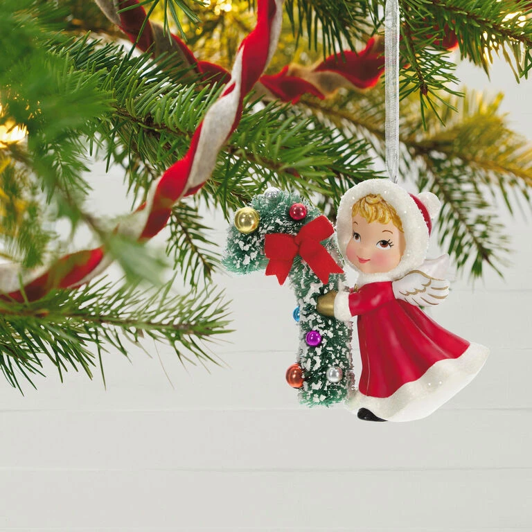 Hallmark Vintage Angel Porcelain Ornament 2 Hallmark Vintage Angel Porcelain Ornament - Image 2