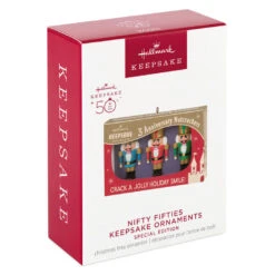 Hallmark Nifty Fifties Keepsake Ornaments Special Edition Ornament -Elegant Home Decor Deals Store Vintage Box of Nutcrackers Keepsake Ornament 2099QGO2819 04