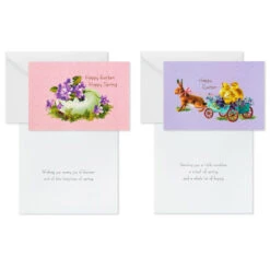 Hallmark Vintage Bunnies And Chicks Boxed Easter Cards, Pack Of 24 12 Hallmark Vintage Bunnies And Chicks Boxed Easter Cards, Pack Of 24 -Elegant Home Decor Deals Store Vintage Easter Bunnies Chicks Boxed Easter Cards 5STZ1131 05